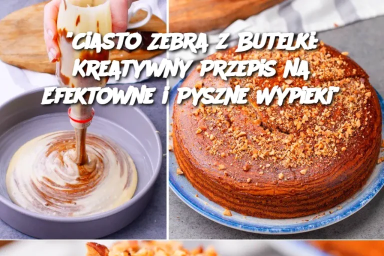 “Ciasto Zebra z Butelki: Kreatywny Przepis na Efektowne i Pyszne Wypieki”