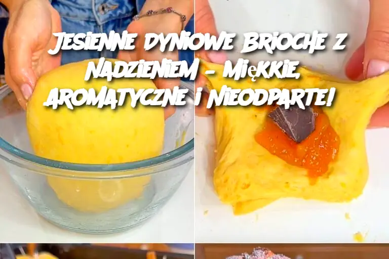 Jesienne Dyniowe Brioche z Nadzieniem – Miękkie, Aromatyczne i Nieodparte!