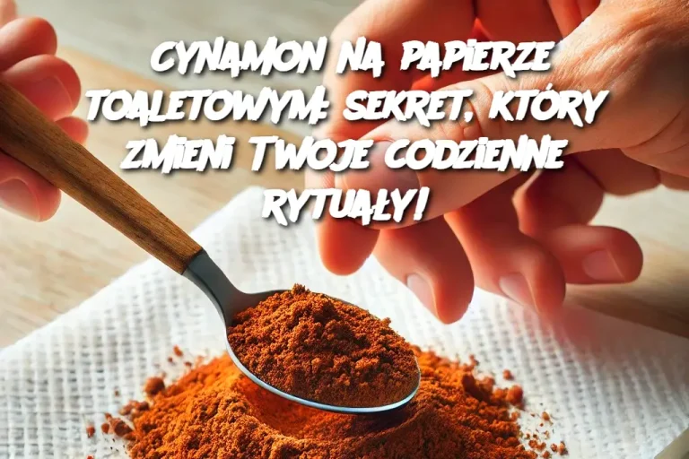 Cynamon na papierze toaletowym: sekret, który zmieni Twoje codzienne rytuały!