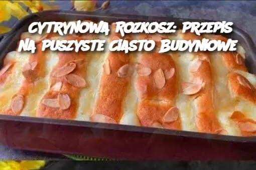 Cytrynowa Rozkosz: Przepis na Puszyste Ciasto Budyniowe