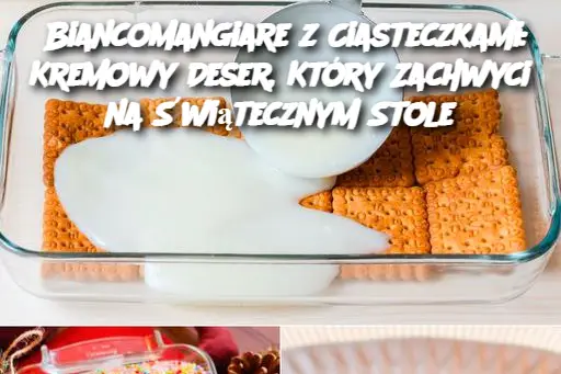 Biancomangiare z Ciasteczkami: Kremowy Deser, Który Zachwyci na Świątecznym Stole