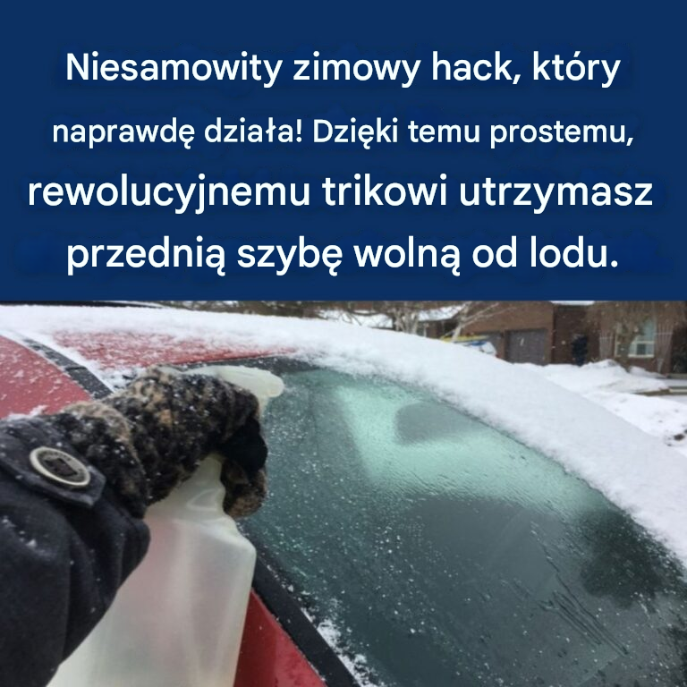 Jak zapobiec zamarzaniu przedniej szyby za pomocą prostego triku?