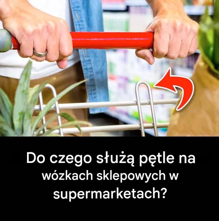 Do tego służą klamry na wózkach w supermarketach
