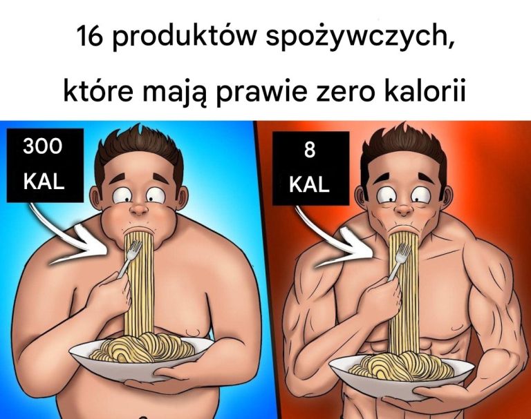 16 produktów spożywczych, które mają prawie zero kalorii