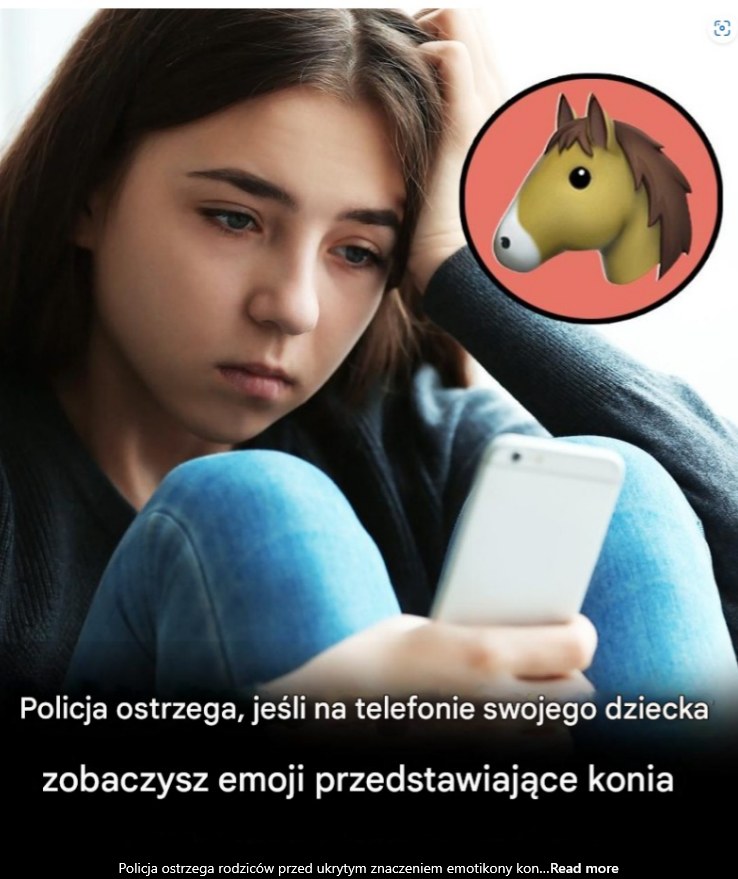 Emotka konia pod lupą: Co oznacza i dlaczego rodzice powinni być czujni?
