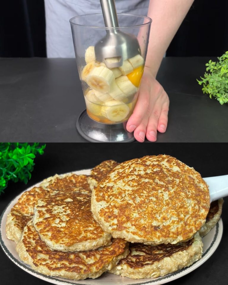 Naleśniki owsiane z bananem bez cukru