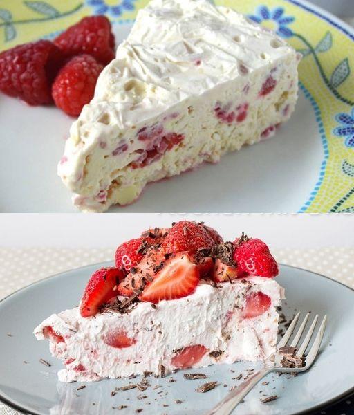 🍓❄️ Chłodna Truskawkowa Rozkosz: Sernik Bez Pieczenia z 400 g Kremowego Serka