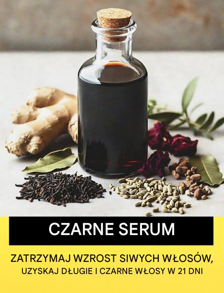 Sekret Czarnego Blasku: Domowe Serum na Włosy, Które Zmienia Grę