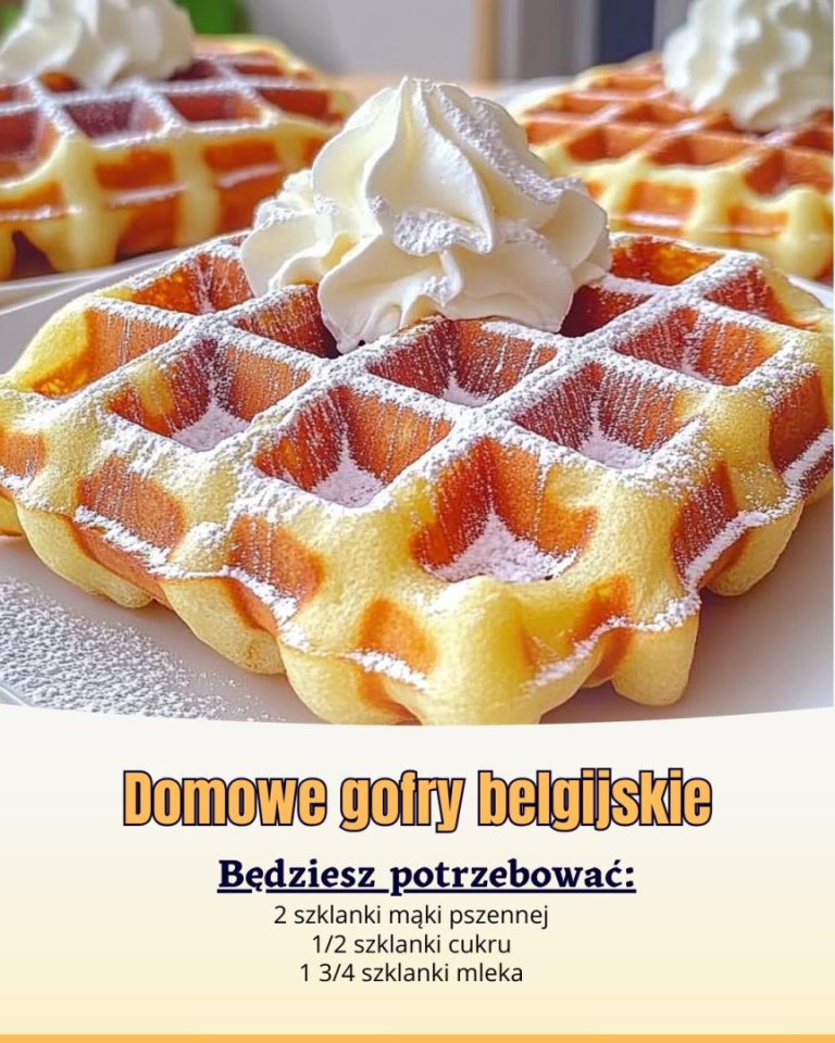 Domowe gofry belgijskie