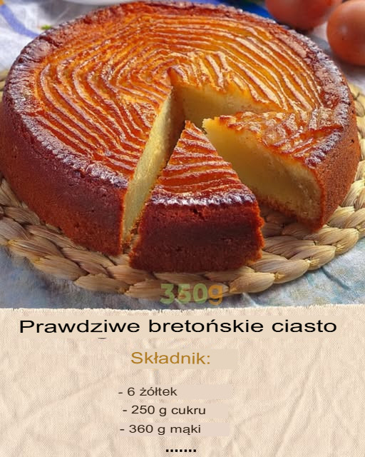 Prawdziwe ciasto bretońskieTrudność: Łatwe