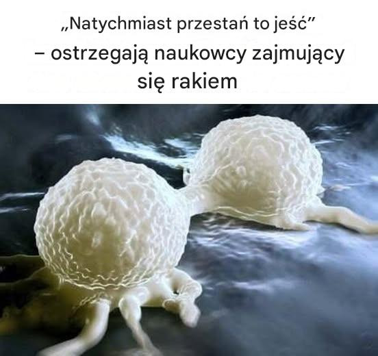 „Natychmiast przestań to jeść” – ostrzegają naukowcy zajmujący się rakiem