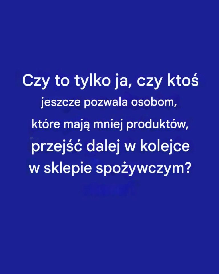 Czy to tylko ja?