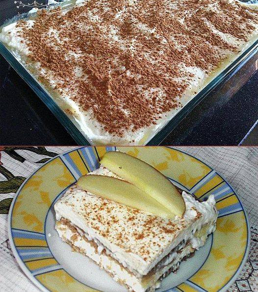 Takie kremowe i pyszne, jabłkowe tiramisu! Przepisy na ciastka