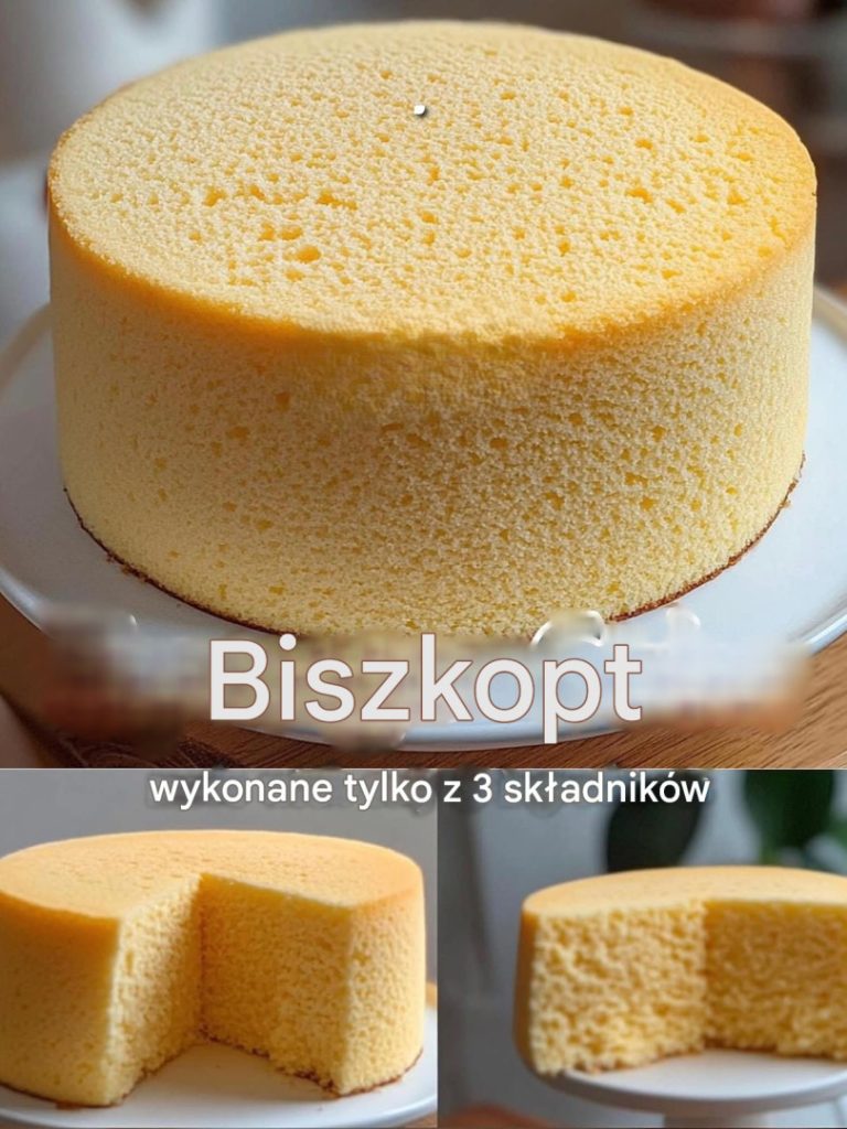 Biszkopt z zaledwie 3 składników