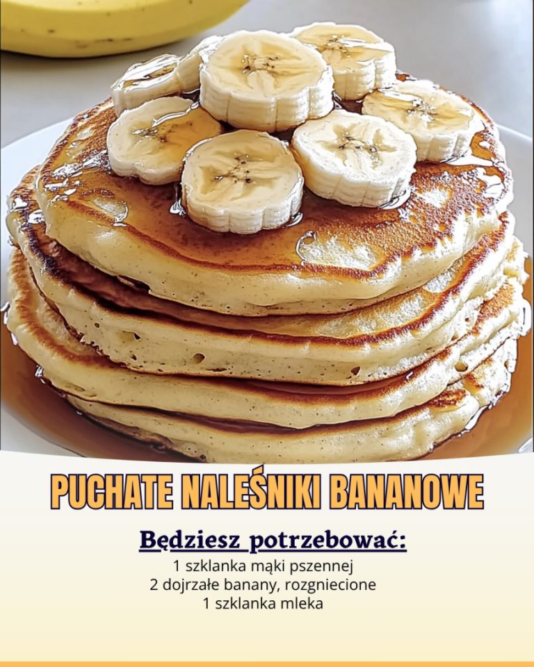 Puchate Naleśniki Bananowe
