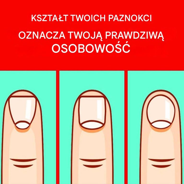 Kształt paznokcia mówi nam o naszym stanie umysłu i osobowości