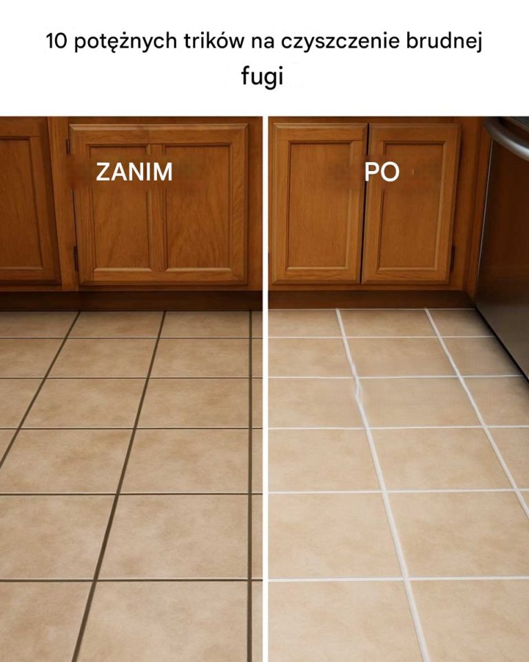 10 skutecznych sposobów na wyczyszczenie brudnych fug