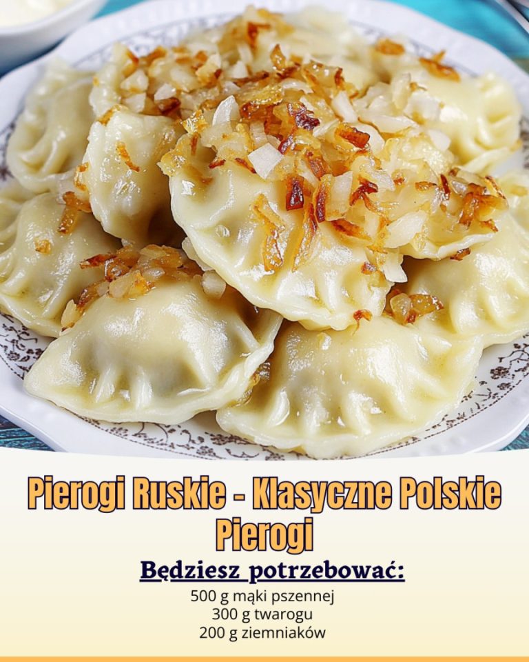 Pierogi Ruskie – Klasyczne Polskie Pierogi