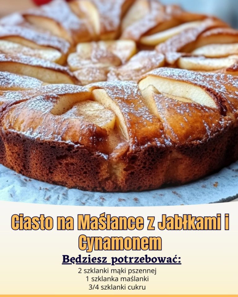 Ciasto na Maślance z Jabłkami i Cynamonem