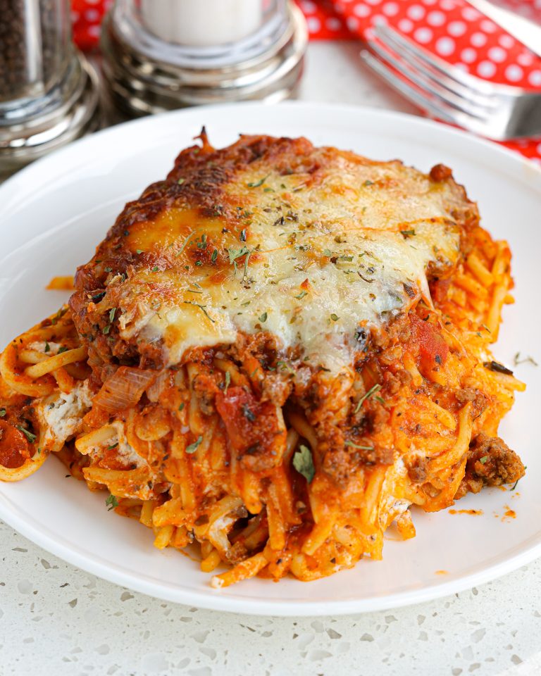 Zapiekanka spaghetti