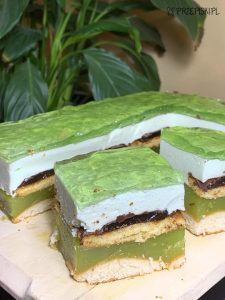 Ciasto Shrek bez pieczenia