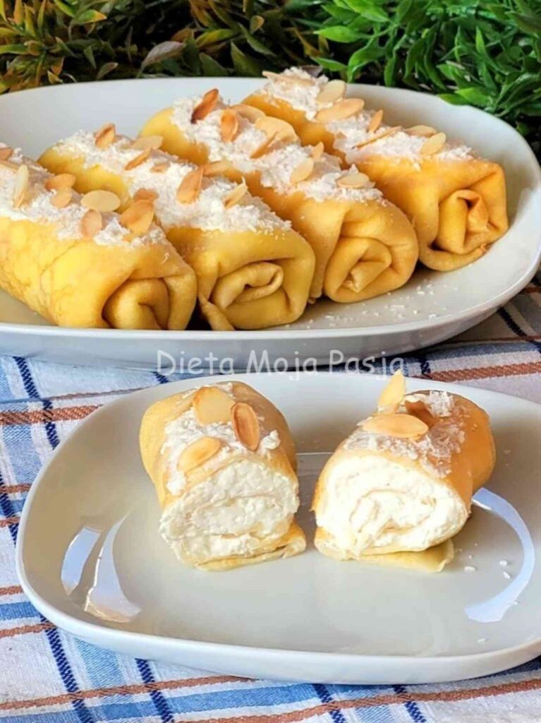 Budyniowe naleśniki Raffaello